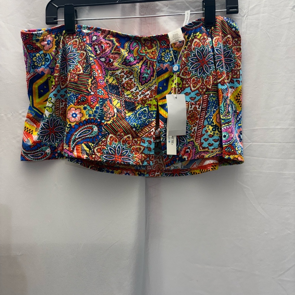 Bleu Rod Beattie Multicolor Paisley Swim Top